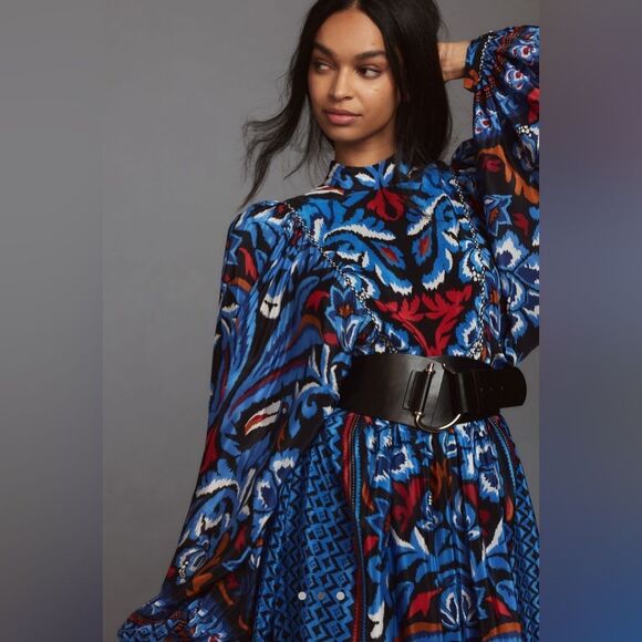 Farm Rio Toucans Scarf Print Maxi Dress - Size Medium - Picture 6 of 7